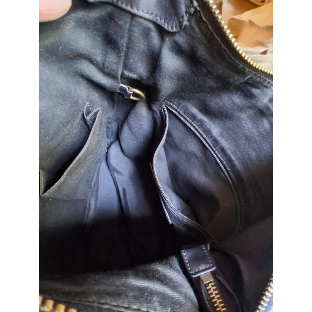 Vintage Coach Chelsea Laced Convertible Handbag Black 10399
